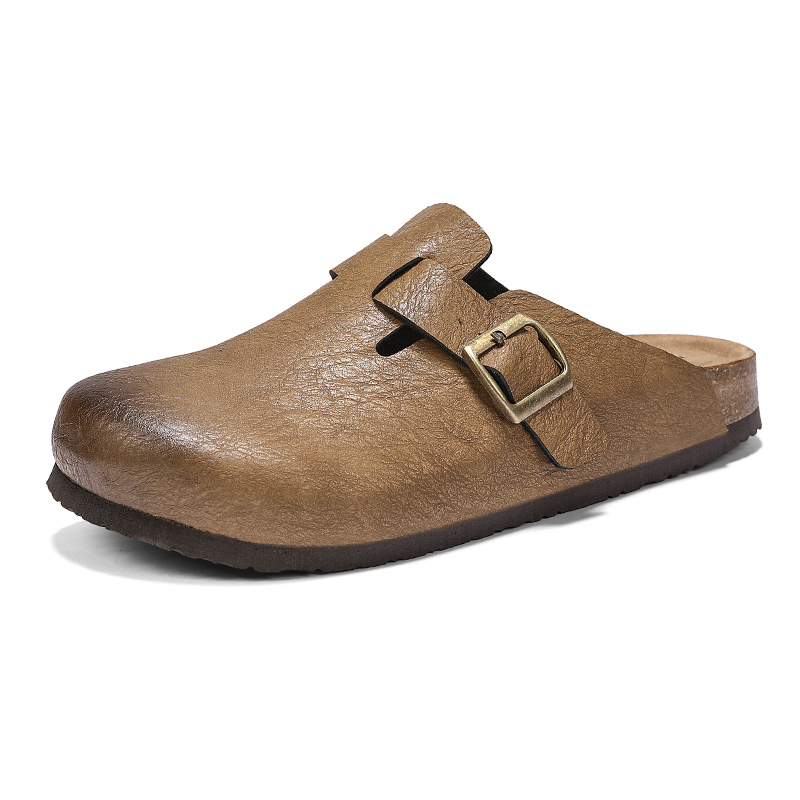 Health & Wellness Events - Unisex Cork Comfort Slippers Closed Toe