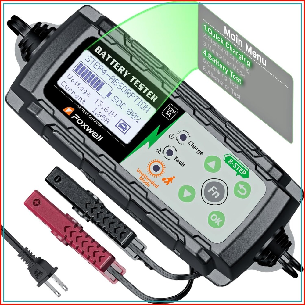 Health & Wellness Events - 12V Car Battery Charger & Tester,