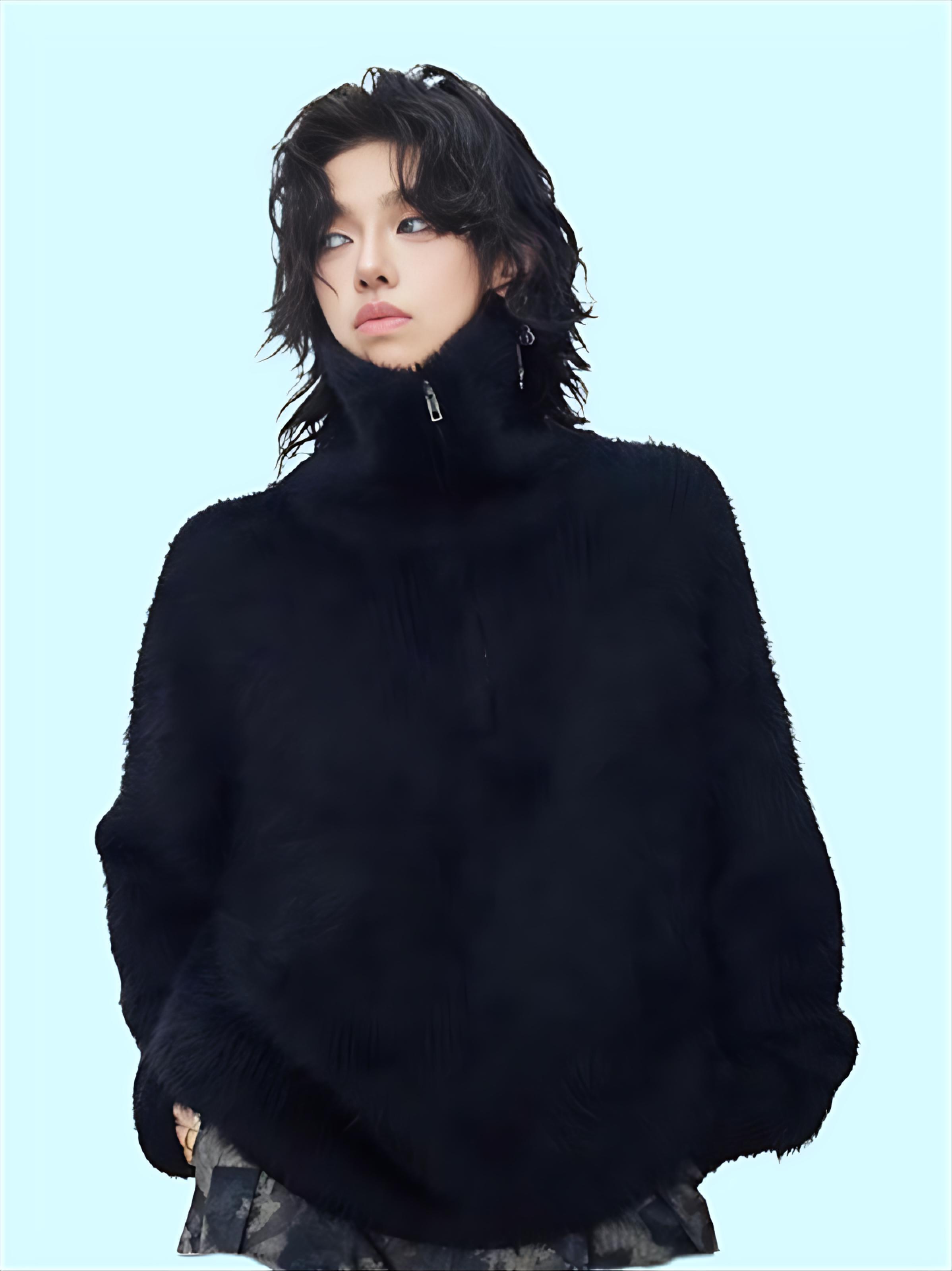 Fur Collar Pullovers Anime Rab - Health Wellness Activities review and price