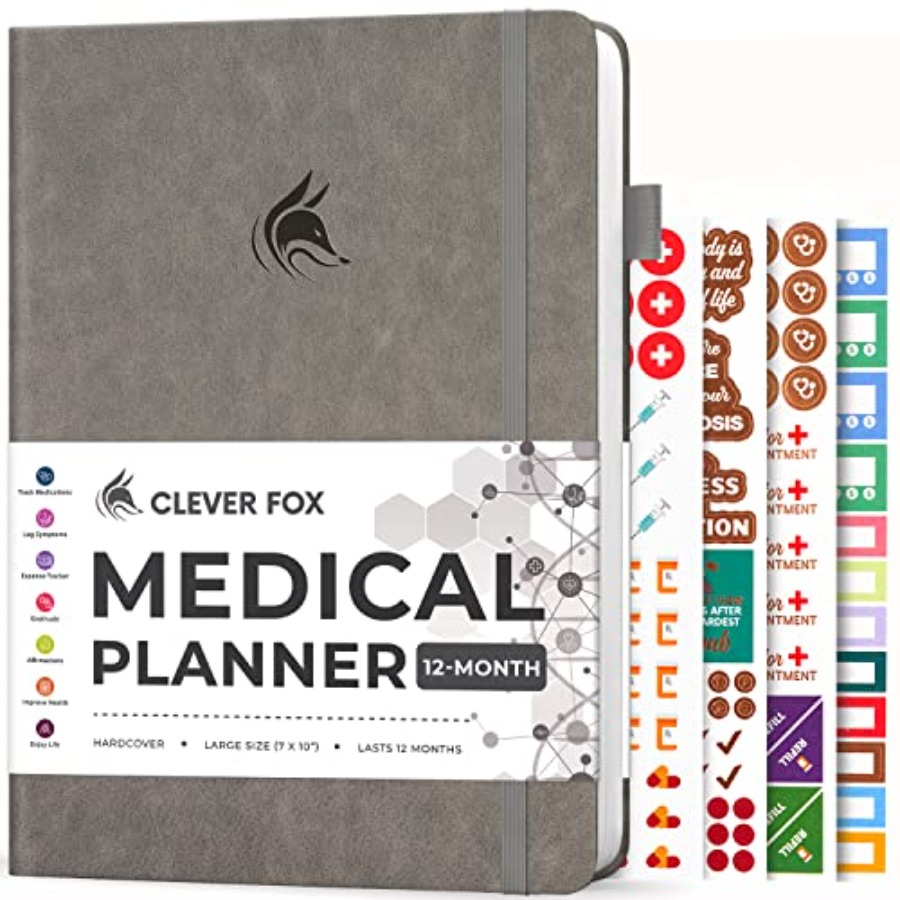 Large Medical Planner 12-Month - Health Wellness Journal review and price