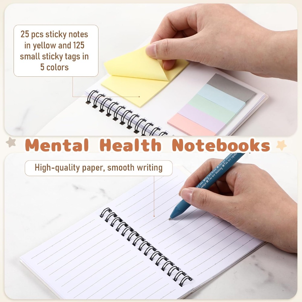 100 Pcs Mental Health Gifts fo - Health Wellness Journal review and price