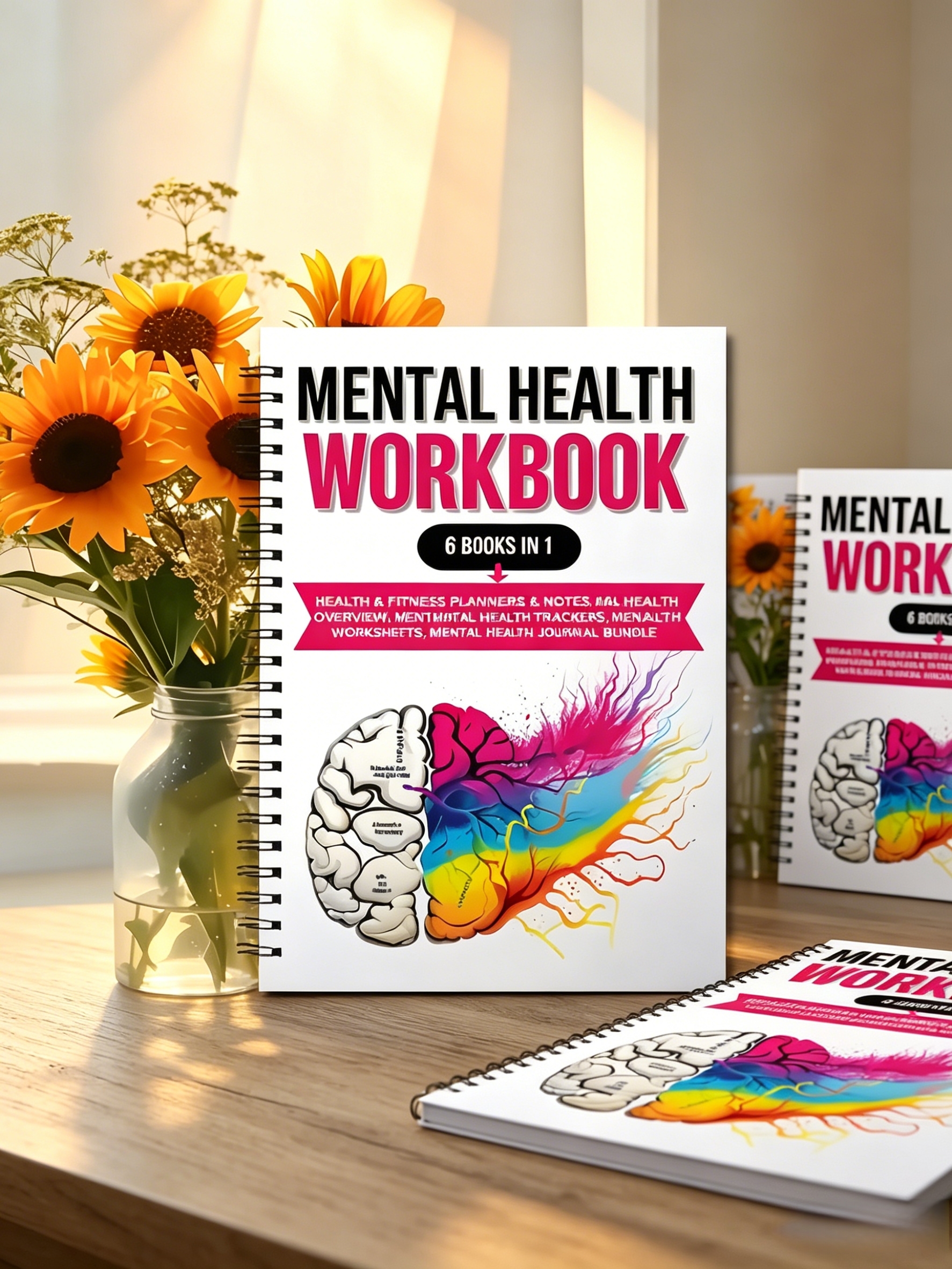 1pcs Mental Health Workbook &  - Health Wellness Journal review and price