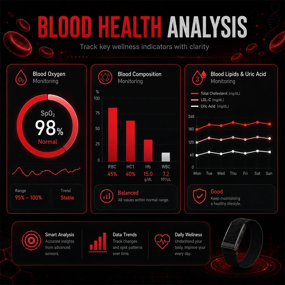 Smart Health Bracelet ECG HRV  - Health Wellness Activities review and price