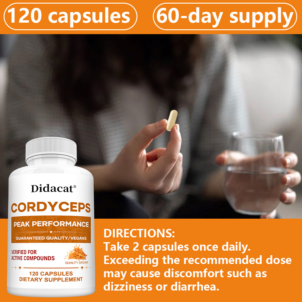 Cordyceps Mushroom Capsules 10 - Health Wellness & Psychology review and price